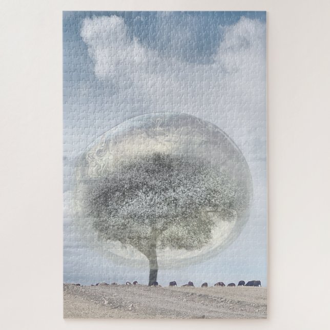 Puzzle Arbre dans une bulle protectrice (Vertical)