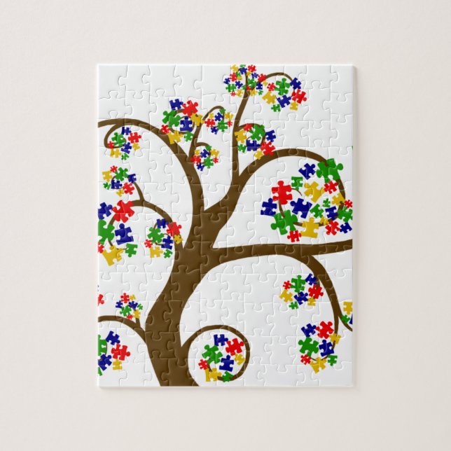 Puzzle Arbre d'autisme de la vie (Vertical)