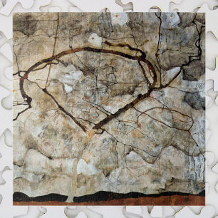 Puzzle Arbre d'automne en mouvement par Egon Schiele