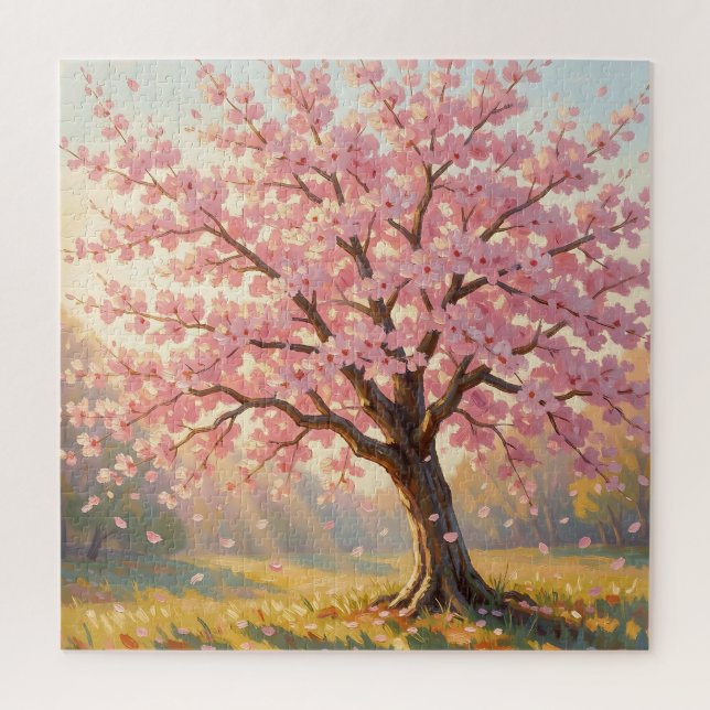 Puzzle Arbre de cerisier en fleurs Printemps  (Vertical)