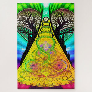 Puzzle Arbre de Guitare acoustique de la vie Imaginaire