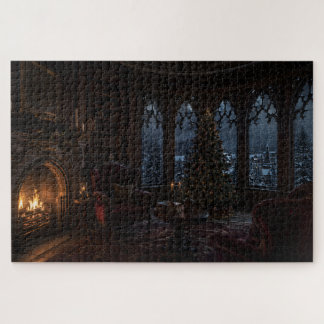 Puzzle Arbre de la bibliothèque d'hiver | Soothing Savage