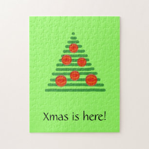 Puzzle - Arbre de Noël (vert.)