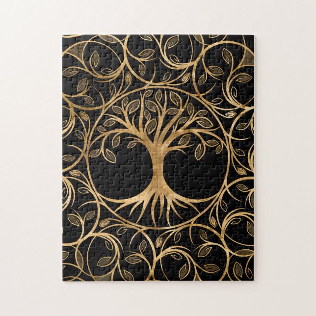 Puzzle Arbre de vie - cadre Yggdrasil Mandala (Vertical)