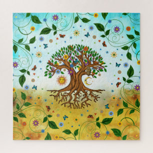 Puzzle Arbre de vie lunaire - Yggdrasil
