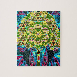 Puzzle Arbre de vie Mandala par Amelia Carrie