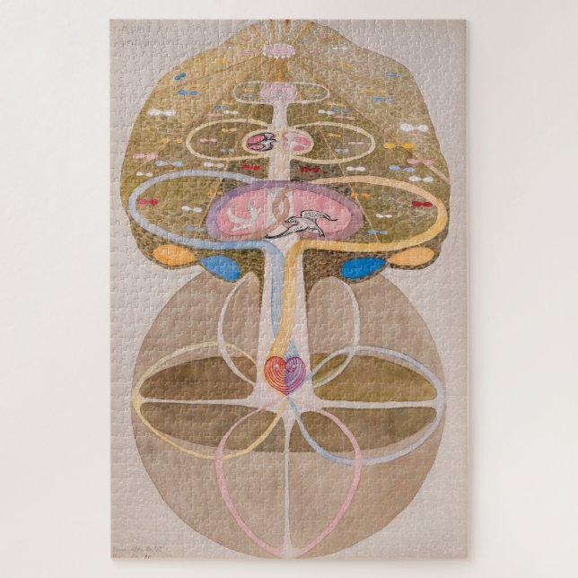 Puzzle Arbre des connaissances no 1 | Hilma af Klint | (Vertical)