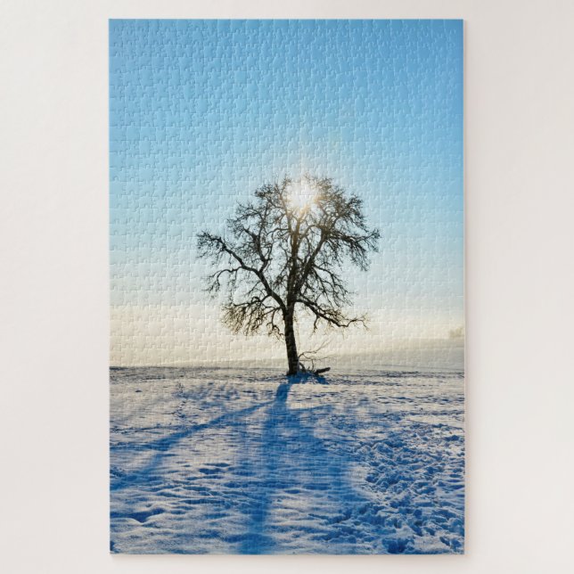 Puzzle Arbre d'hiver - - (Vertical)