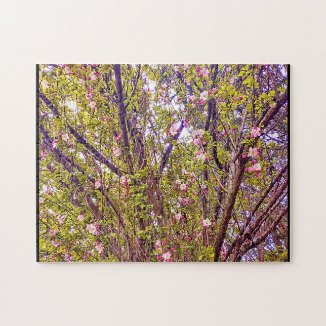 PUZZLE ARBRE FLEURI DE POMMIER (Horizontal)