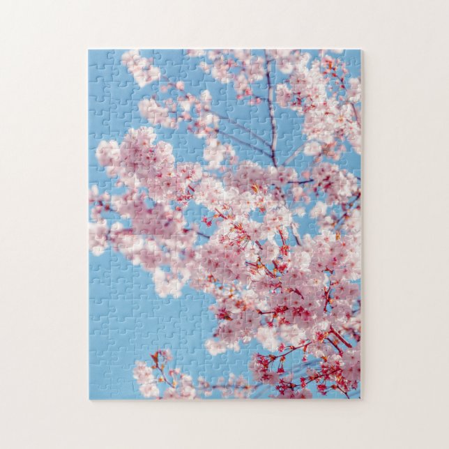 Puzzle Arbre japonais en fleurs de cerisier (Vertical)