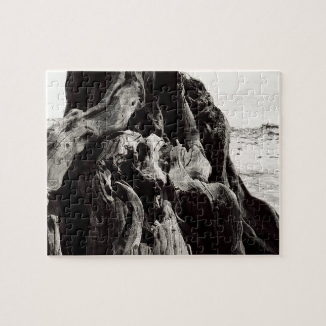 Puzzle Arbre noir et blanc (Horizontal)