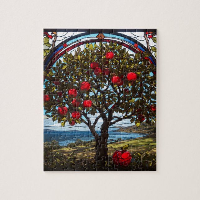 Puzzle Arbre rouge (Vertical)
