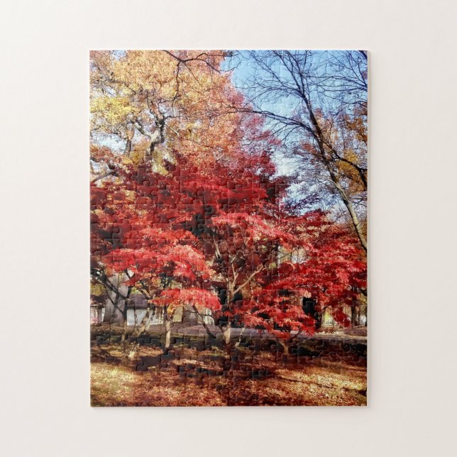 Puzzle Arbre rouge clair (Vertical)