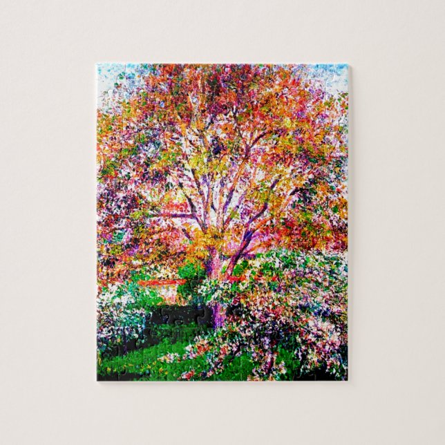 Puzzle Arbres À Fleur Camille Pissarro (Vertical)