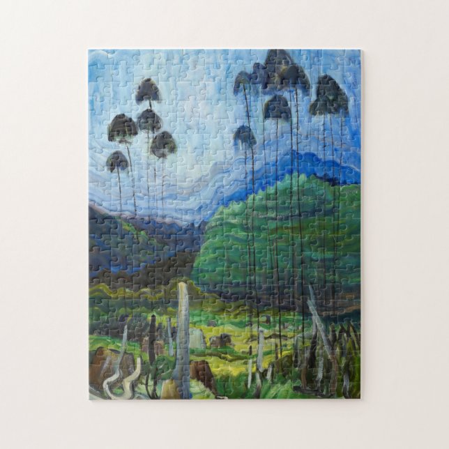 Puzzle Arbres dans le ciel, 1939 par Emily Carr (Vertical)
