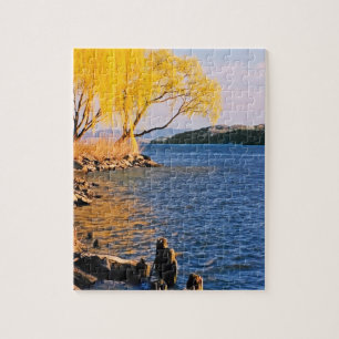 Puzzle Arbres D'Or Au Bord Des Rivières