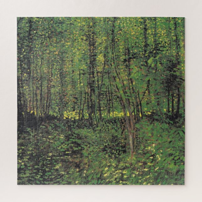 Puzzle Arbres et sous-bois par Van Gogh Peinture Art (Vertical)