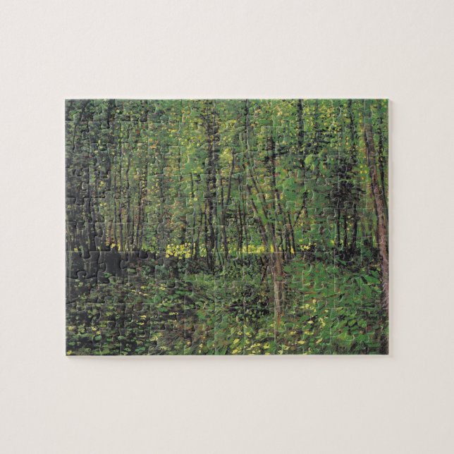 Puzzle Arbres et sous-bois par Van Gogh Peinture Art (Horizontal)
