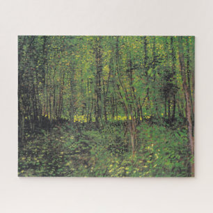Puzzle Arbres et sous-bois par Van Gogh Peinture Art