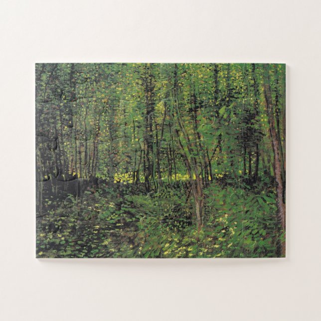Puzzle Arbres et sous-bois par Van Gogh Peinture Art (Horizontal)
