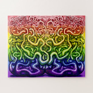 Puzzle Arc arc-en-ciel tordu