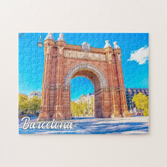 Puzzle Arc de Triomf, Barcelone, Espagne (Horizontal)