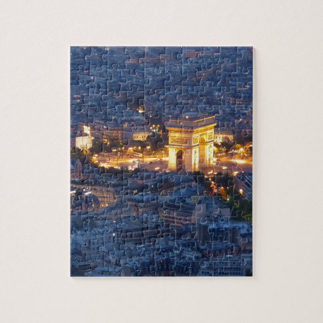 Puzzle Arc De Triomphe Paris France Ville Cosmopolite (Vertical)