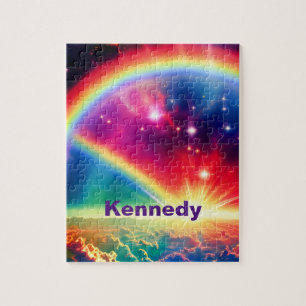 Puzzle Arc-en-ciel cosmique au-dessus de l'Imaginaire Scè