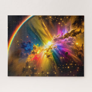 Puzzle Arc en ciel cosmique sur Indigo Nebula Événement d