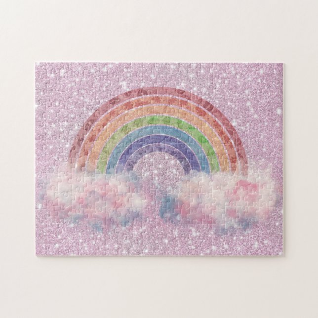 Puzzle Arc-en-ciel dans l'Abstrait du nuage (Horizontal)