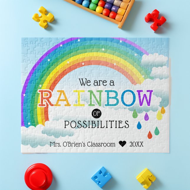 Puzzle Arc-en-ciel de possibilités (Rainbow Of Possibilities Jigsaw Puzzle)