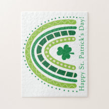 Arc en ciel de St. Patrick | Happy Whimsical Shamr