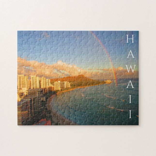 Puzzle arc-en-ciel hawaïen (Horizontal)