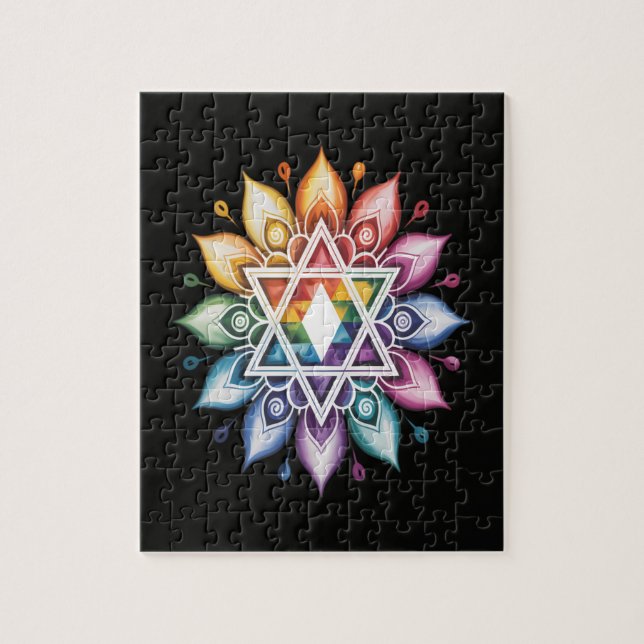 Puzzle Arc-en-ciel LGBT Fierté Gay (Vertical)