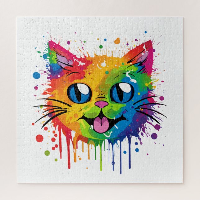 Puzzle arc-en-ciel Splat Cat (Vertical)