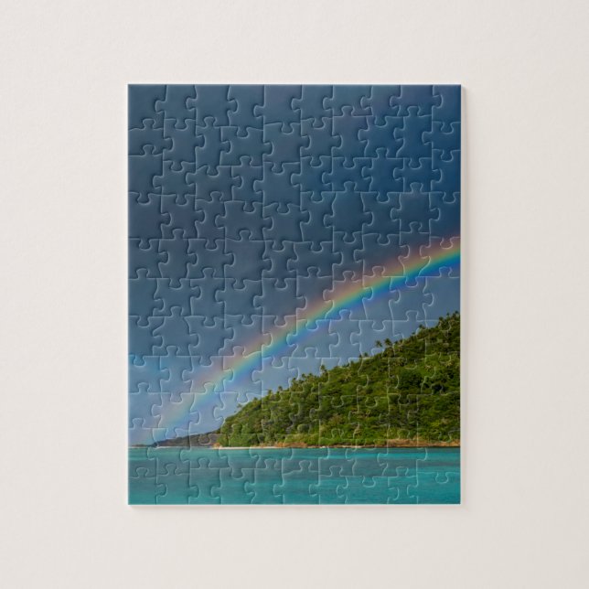 Puzzle Arc-en-ciel sur une île, Samoa américaines (Vertical)