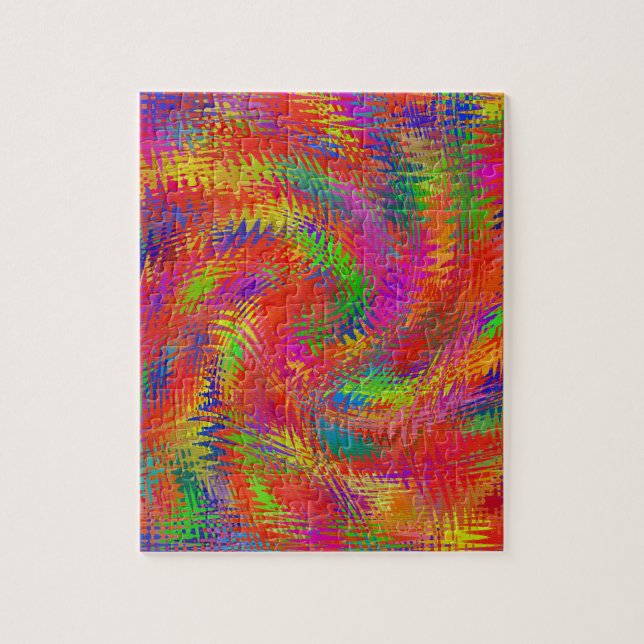 Puzzle Arc-en-ciel Tissé (Vertical)