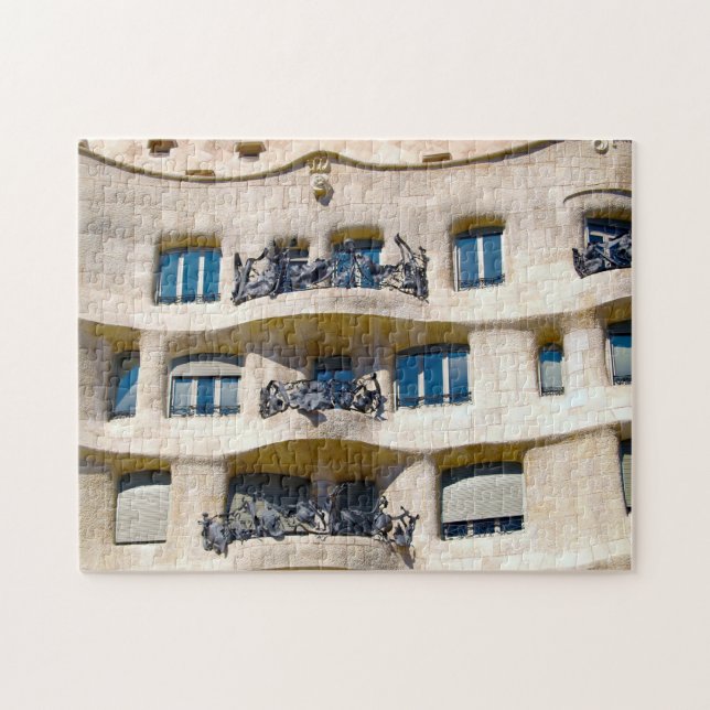 Puzzle Architecture de Gaudí Barcelone. (Horizontal)