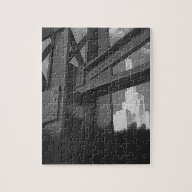 Puzzle Architecture de gratte-ciel en construction en aci (Vertical)