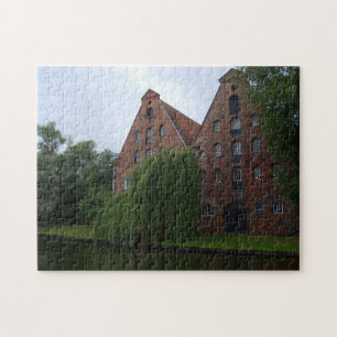 Puzzle Architecture gothique en briques, Lubeck, Allemagn