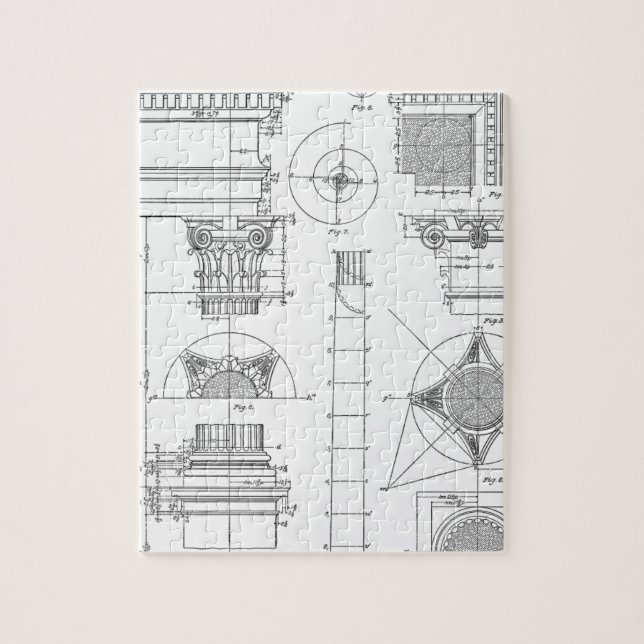 Puzzle Architecture vintage (Vertical)