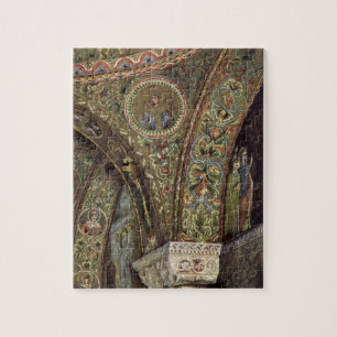 Puzzle Architecture vintage, Arche décorative dans une ég