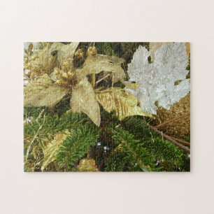 Puzzle Argent et or Noël Arbre II