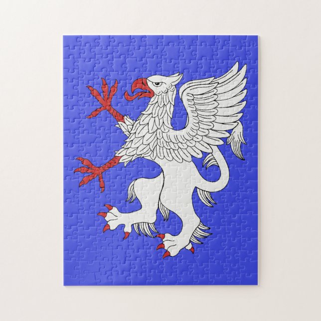 Puzzle Argent Griffin Rampant (Vertical)