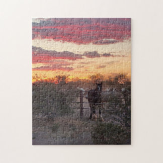 Puzzle Arizona Sunset Horse