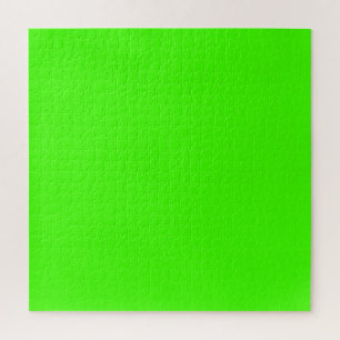 Puzzle Arlequin Neon Vert Couleur Solide