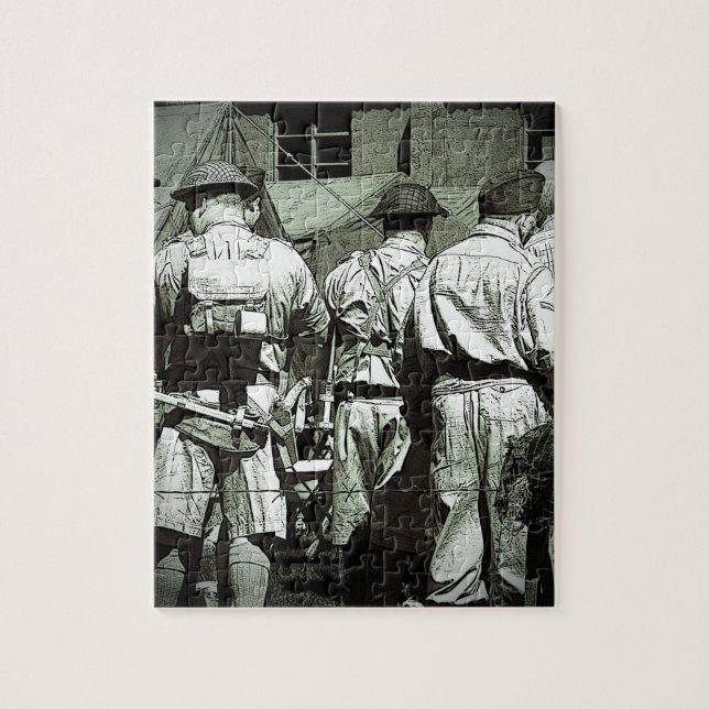 Puzzle Armée de papas sur le défilé (Vertical)