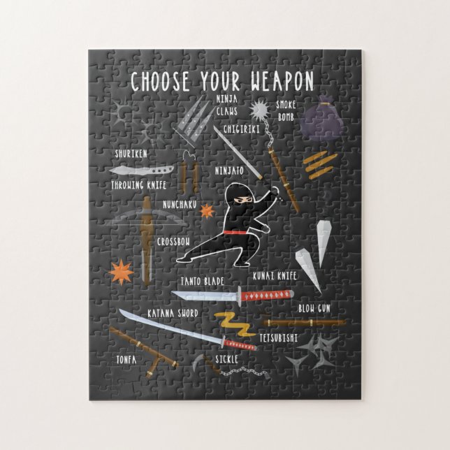 Puzzle Armes Ninja (Vertical)