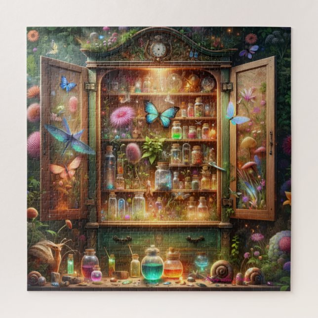 Puzzle Armoire de Papillon Apothicaire Potions Magiques (Vertical)