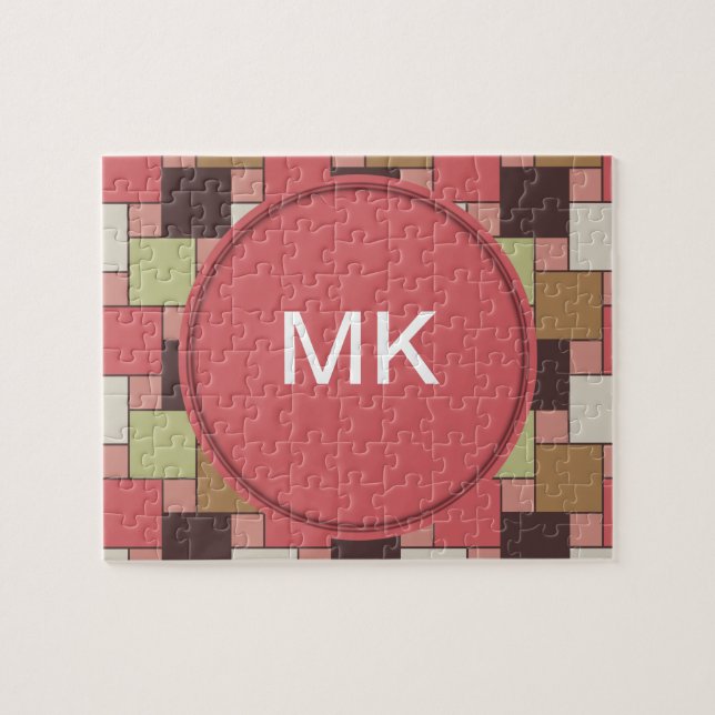 Puzzle Armoire d'épices géométrique (Horizontal)